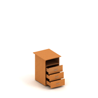 Тумба приставная с ящиками